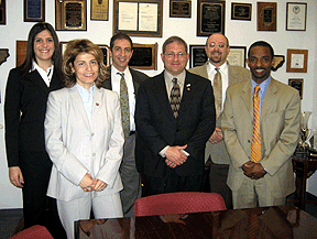 ANCA ER Director Karine Birazian, along with NC Activists Dr. Sylvie Bastajian, Pierre Arbajian, Jack Hagopian, Dr. David Boyajian and Community Liaison, Torre Jessup for Rep. Mel Watt 