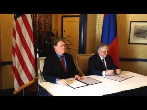 U.S. - Armenia Sign TIFA Economic Agreement