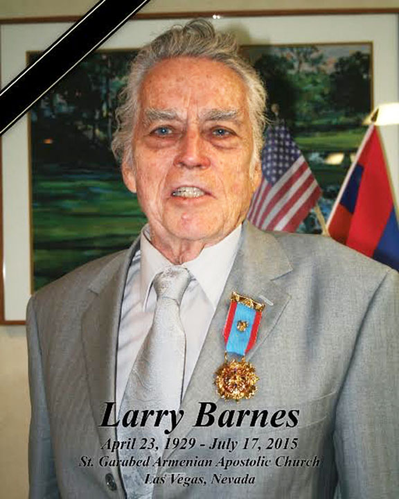 Las Vegas Church Benefactor Larry Barnes Passes Away Armenian