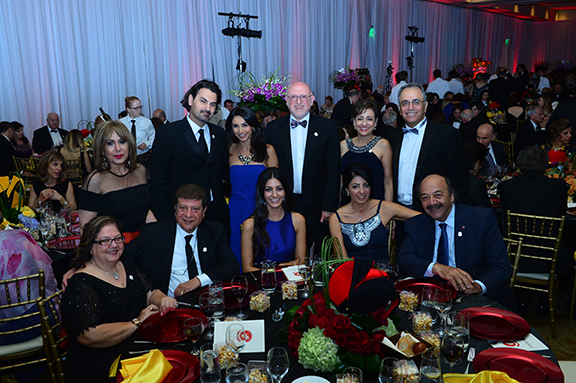 From left seated Mr. And Mrs. Khatchik and Sevan Agopian, Ms. Nyri Achadjian, Mrs. Araxie Achadjian and Assemblyman Khatcho Achadjian; Standing, Mrs. Karine Kanimian, Mrs. Araksya Karapetyan, Mr. Amir Yousefi, Mr. Joseph Kanimian, Mr. And Dr. Levon and Liliana Filian.