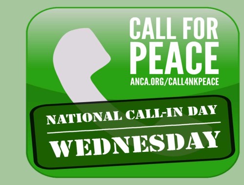 ANCA's Call in Day for Artakh Peace - October 21, 2015