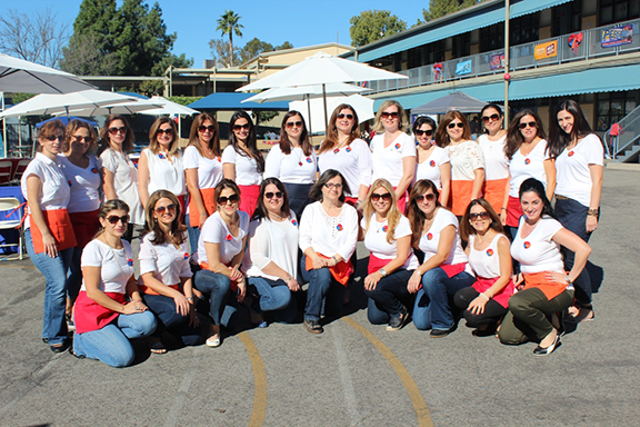 Chamlian teachers pose for a photo during Culture Day