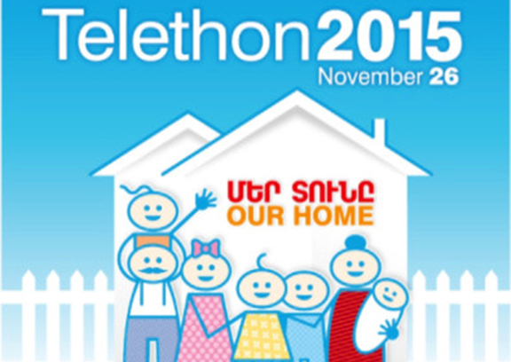 This year's Armenia Fund Telethon to promote "Our Home" campaign