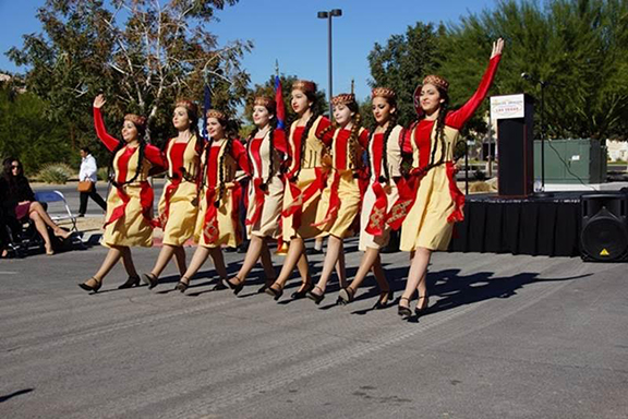 Dancers from Armenian Dance Academy of Las Vegas