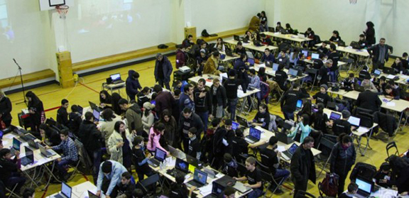 Over 200 participants at the Hour of Code Event (Source: Public Radio of Armenia)