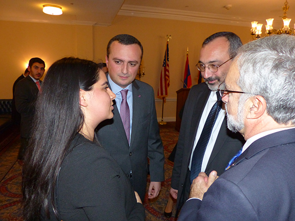 Young Activists share their experiences in Armenia with Artsakh Foreign Minister Karen Mirzoyan in Washington D.C.