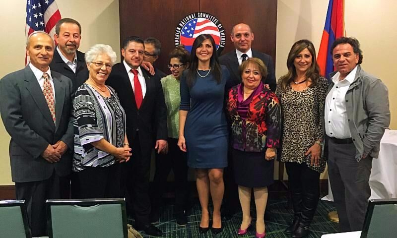 ANCA-WR Executive Director with members of Dallas community