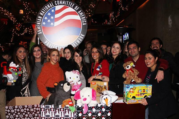 ANCA PN holds toy drive benefiting Armenian Relief Society and Salvation Army