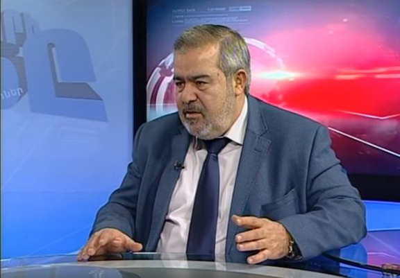 Markarian during his interview with Armenia’s Yerkir Media Television’s “Yerkri Harts” program