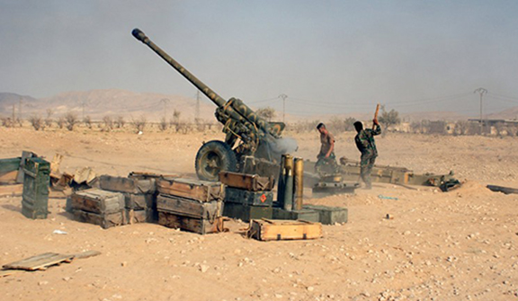 Members of the Syrian Army. (Source: Public Radio of Armenia)