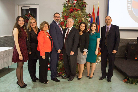 ANCA Glendale Members at the Annual Christmas Party.