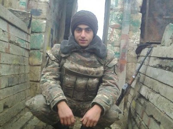 19- year-old Karabakh Soldier Aramayis Voskanyan (NEWS.am)