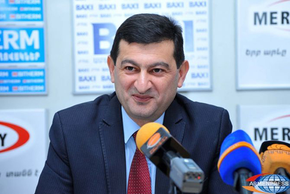 Artsakh Deputy Economy Minister Sergey Shahverdyan. (Source: Armenpress) 