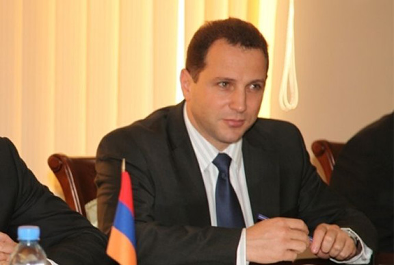 First Deputy Defense Minister, David Tonoyan. (Source: Armenpress)