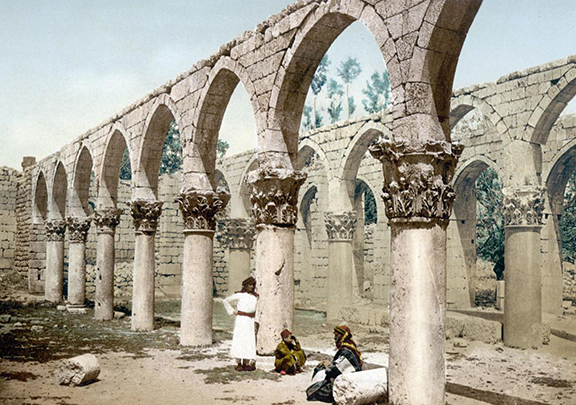 Ruins of the Great Palace in Anjar, Lebanon. (Source: Alamy)