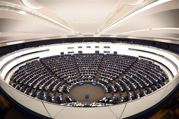 Plenary session of the European Parliament in Strasbourg. (Source: Public Radio of Armenia) 