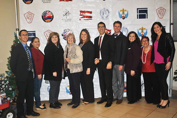 Group photo at the Holiday Drive 2016. 