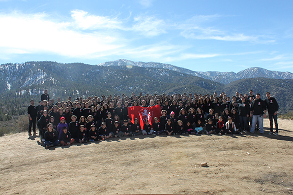 Campers, counselors, and directors at this year's AYF Juniors Getaway at AYF Camp. 