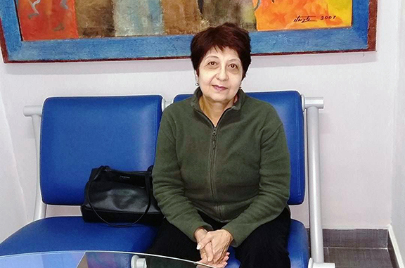 Karine Tshgnavoryan was identified as a matched stem cell donor for a patient in Australia, her own brother.