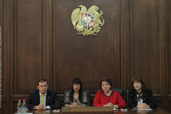 Members of the Armenian delegation of PACE. (Source: Armenpress) 