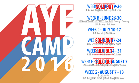 Four sessions already sold-out at AYF Camp