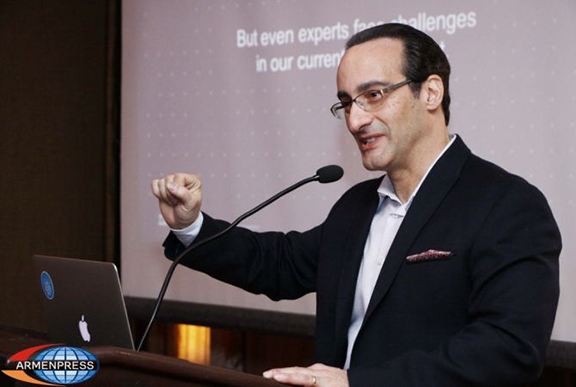 IBM Watson Learning Specialist Armen Pischdotchian. (Source: Armenpress) 