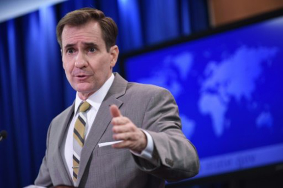 State Department Spokesman John Kirby, pictured on January 6. (Source: AFP/File)