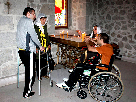 Images from the Lady Cox Rehabilitation Center in Stepanakert, Nagorno Karabakh Republic.