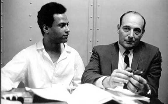 Huey Newton, co-founder of the Black Panther Party for Self Defense (Left) and his chief counsel. Charles Garry (Right), who was born to Armenian immigrant parents who had escaped the mounting genocide of Armenians in the early 1900's. 