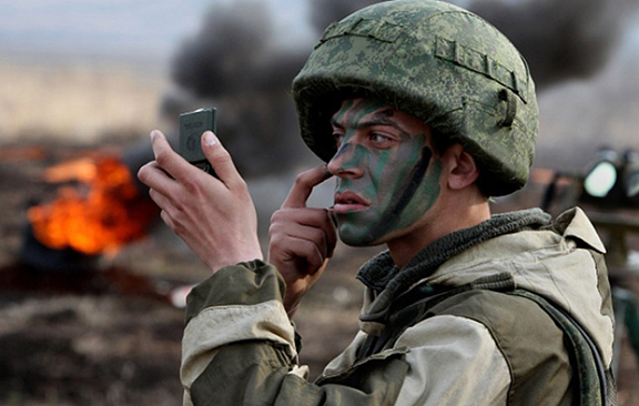 Russian soldier at Russia's Southern military district. (Source: SouthFront News) 