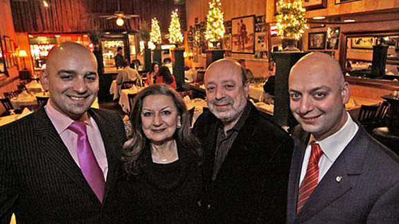 From left Girair, Azniv, Carlito and Max Bozoghlian of Carlito's Gardel