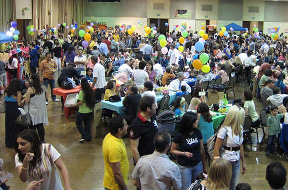 The crowd at last year's Easters event.