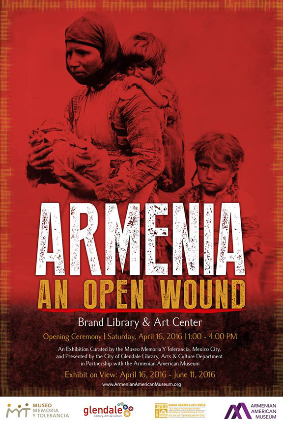 "Armenia an Open Wound" exhibit to open on April 16 at Brand Library