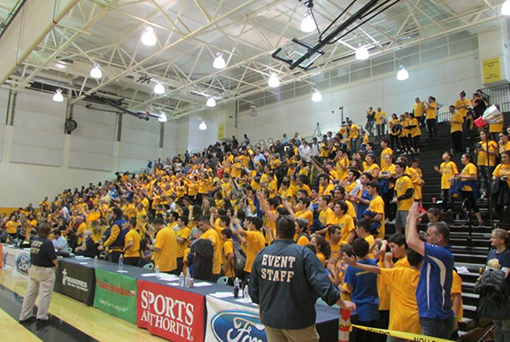 Ferrahian Armens supporters during the championship game.