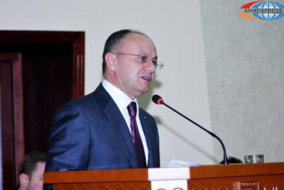 Armenian Defense Minister Seyran Ohanian. (Source: Armenpress) 