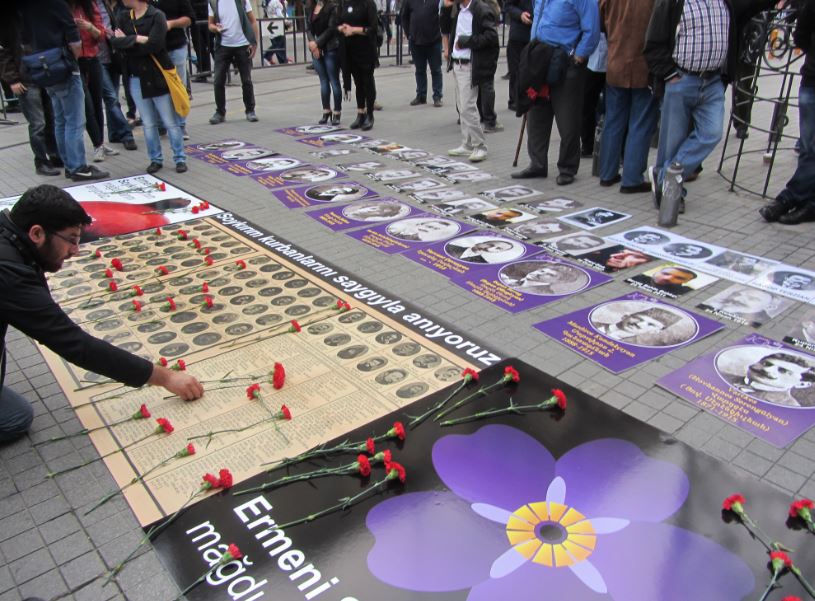 AGBU Europe, EGAM and DürDe! commemorate the Armenian Genocide in Istanbul,  Turkey