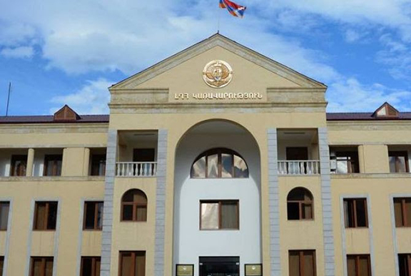 The Nagorno-Karabakh Republic government building