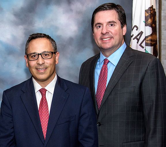 ANCA Chairman Raffi Hamparian with House Select Committee on Intelligence Chairman Devin Nunes (R-CA)