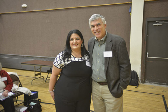 Two of the organizers as well as speakers – Mark Arslan and Tracy Keeney (Photo: Kenneth Martin)