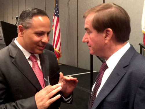 ANCA Chairman Raffi Hamparian and House Foreign Affairs Committee Chairman Ed Royce (R-CA) discuss the path toward implementation of the Royce – Engel Artsakh peace recommendations.