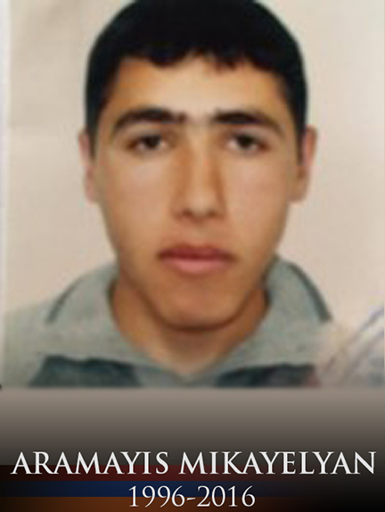 Aramayis Mikaelyan, fallen soldier