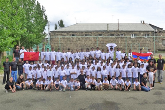 AYF Youth Corps camp in Gyumri in 2014