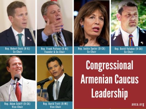 Meet the members of the expanded leadership of the Congressional Armenian Caucus.
