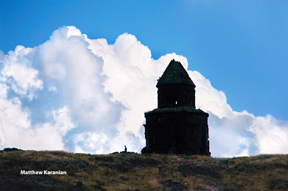 Chapel of Soorp Grigor makes a solitary stand at the Armenian capital of Ani. (Photo: Matthew Karanian, 2014)