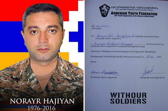 Norayr Hajyan, fallen soldier