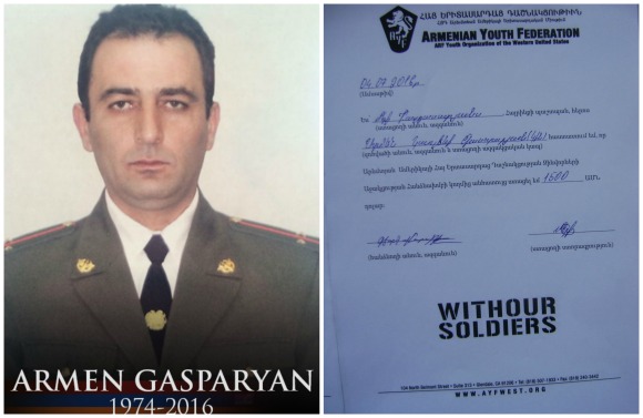 Armen Gasparyan, fallen soldier