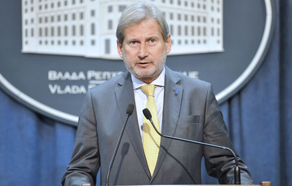 Johannes Hahn, the EU commissioner for European neighborhood policy
