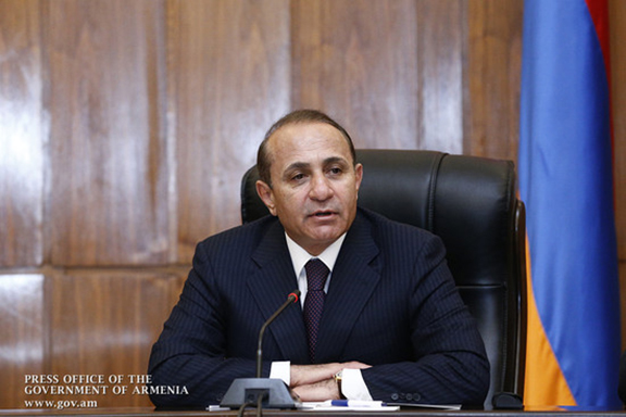 Armenian Prime Minister set to resign on Thursday, September 8, 2016 (Photo: gov.am)