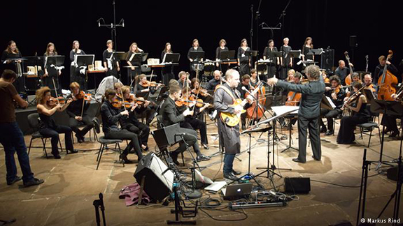 The Dresden Symphony Orchestra performing "Aghet," dedicated to the commemoration of the Armenian Genocide. (Photo: Markus Rind)