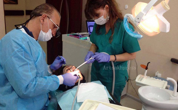 Fresno dentists visit Artsakh to give free consultations and operations (Photo: Artsakhpress)